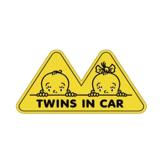 Twins in Car — δίδυμα