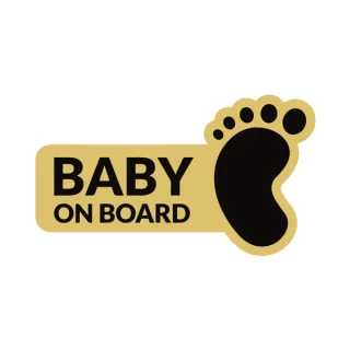 Baby on Board — μεγάλο πατουσάκι