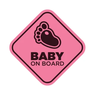 Baby on Board — ροζ ρόμβος