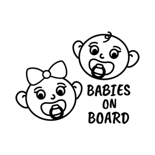 Babies on Board — δύο μωρά