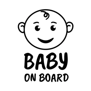 Baby on Board — χαμογελαστό μωρό