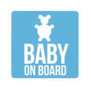 Baby on Board — γαλάζιο αρκουδάκι
