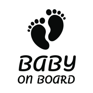 Baby on Board — δύο πατουσάκια