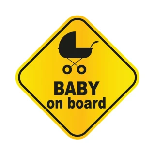 Baby on Board — μικρό καρότσι