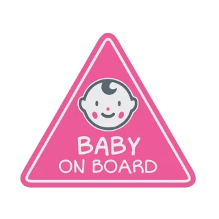 Baby on Board — ροζ τρίγωνο