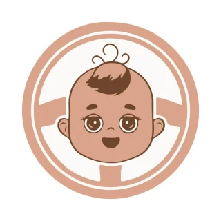Baby on Board — μωρό σε παστέλ κύκλο