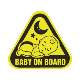 Baby on Board — μωρό που κοιμάται