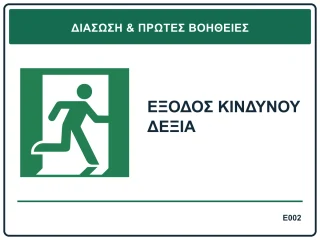 Έξοδος κινδύνου δεξιά